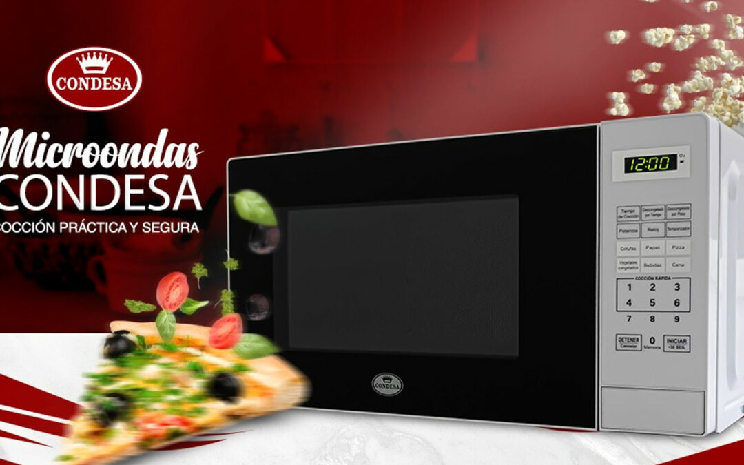 Condesa microwave, practical and safe cooking